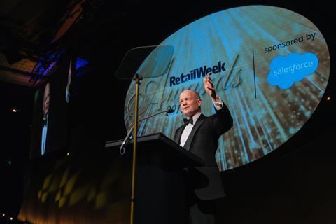 Lord Hague addresses the Retail Week Awards 2017